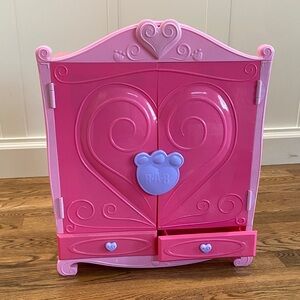 Heart-Themed Pink and Purple Build a Bear Armoire